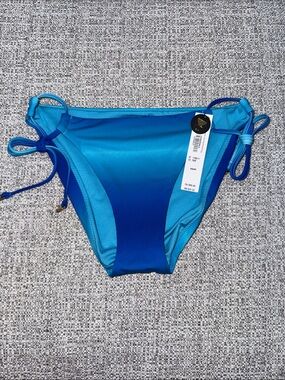 Victoria's Secret Blue Ombre Tie-Side Bikini Bottoms